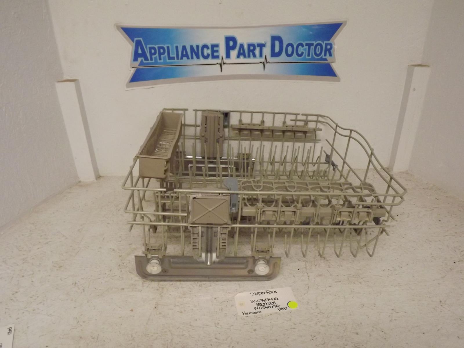 Kenmore Dishwasher W10727422 8539235 W11240750 Upper Rack Used Kenmore Dishwasher W10727422 8539235 W11240750 Upper Rack Used
